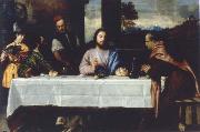 TIZIANO Vecellio The meal in Emmaus Sweden oil painting artist